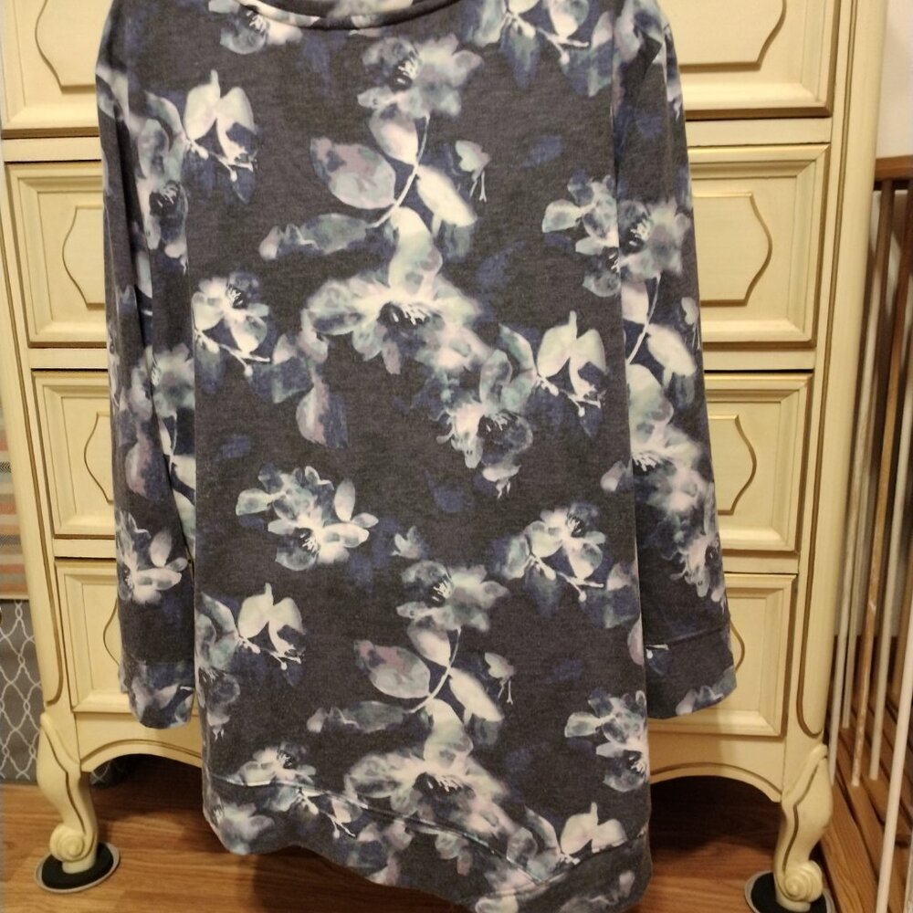 Simply Vera Vera Wang Floral Top - XL